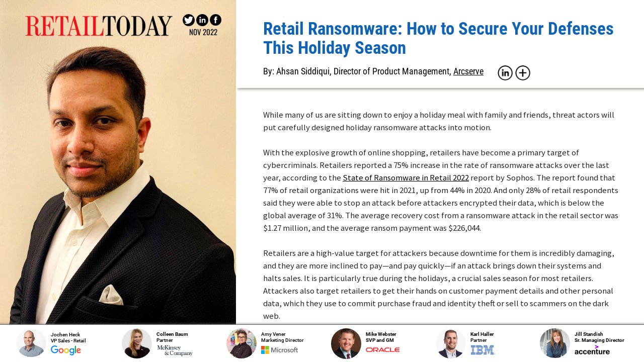 Retail Ransomware - Holiday Season 2022