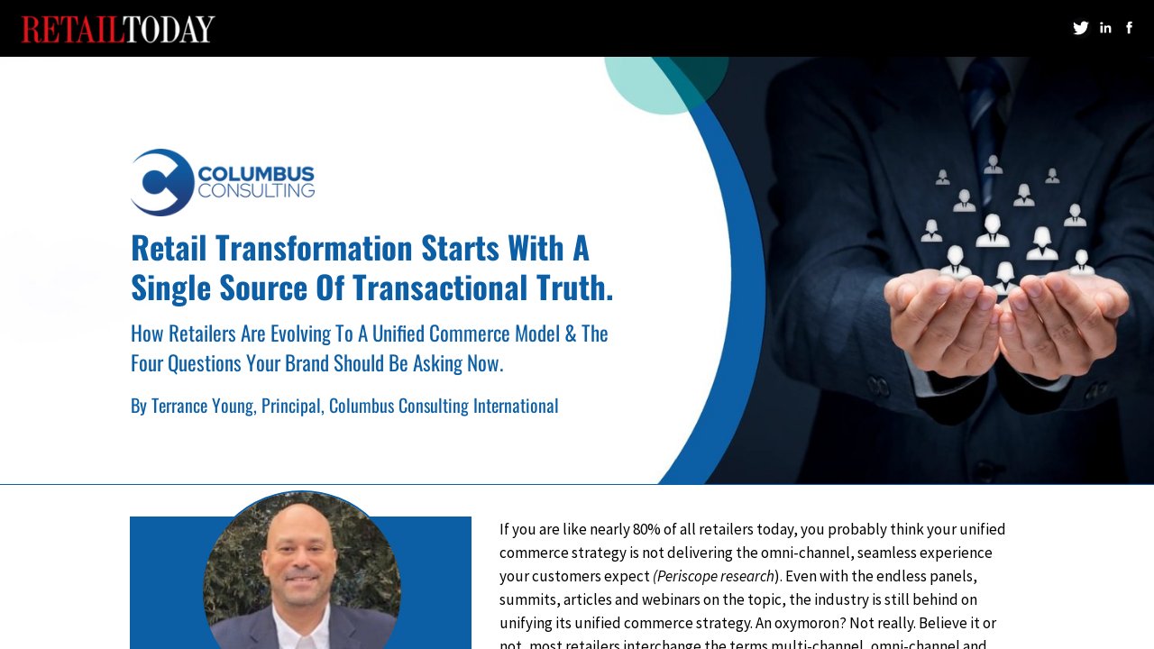 Columbus Consulting Retail Transformation 2023