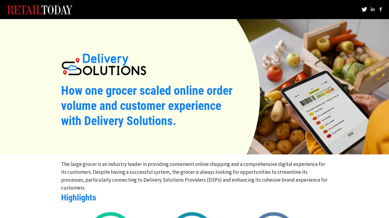Delivery Solutions Retail Transformation 2023
