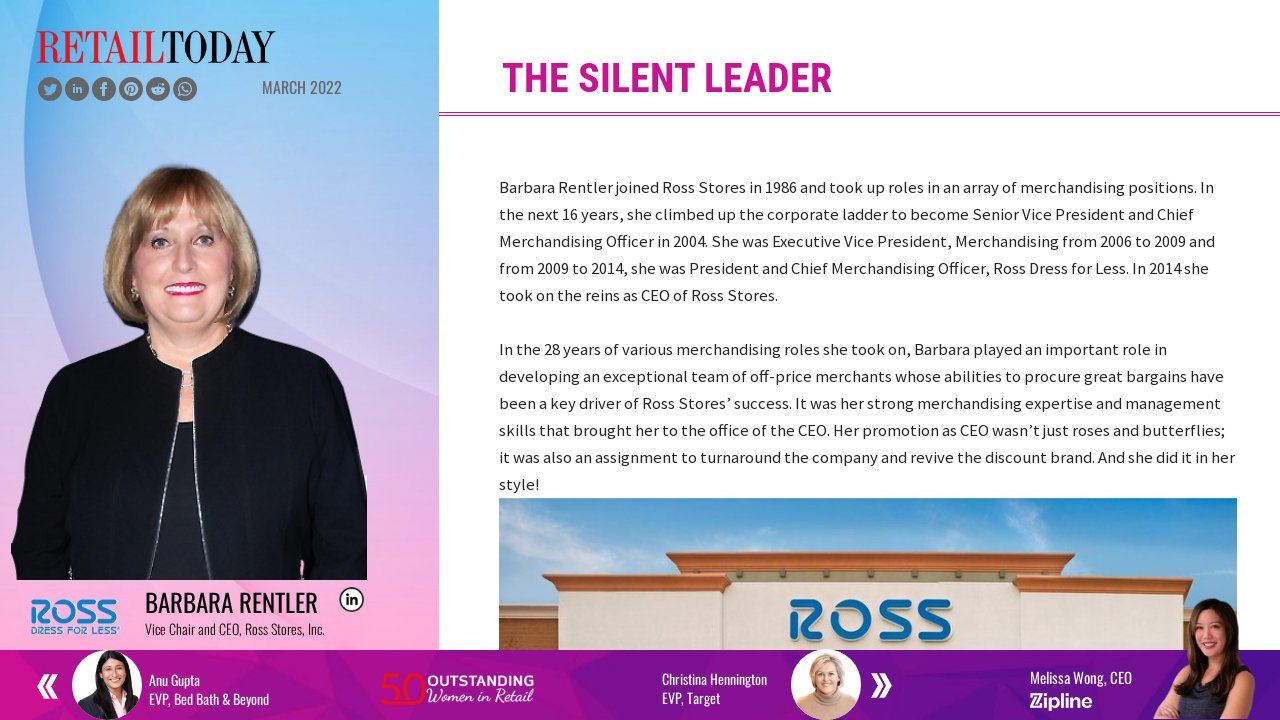 Ross Stores - Women In Retail 2022